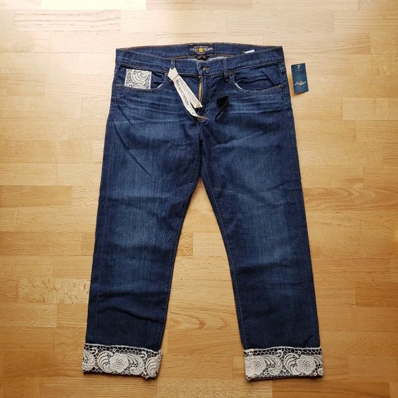 NWT Lucky Brand Jean Capris - Picture 1 of 12